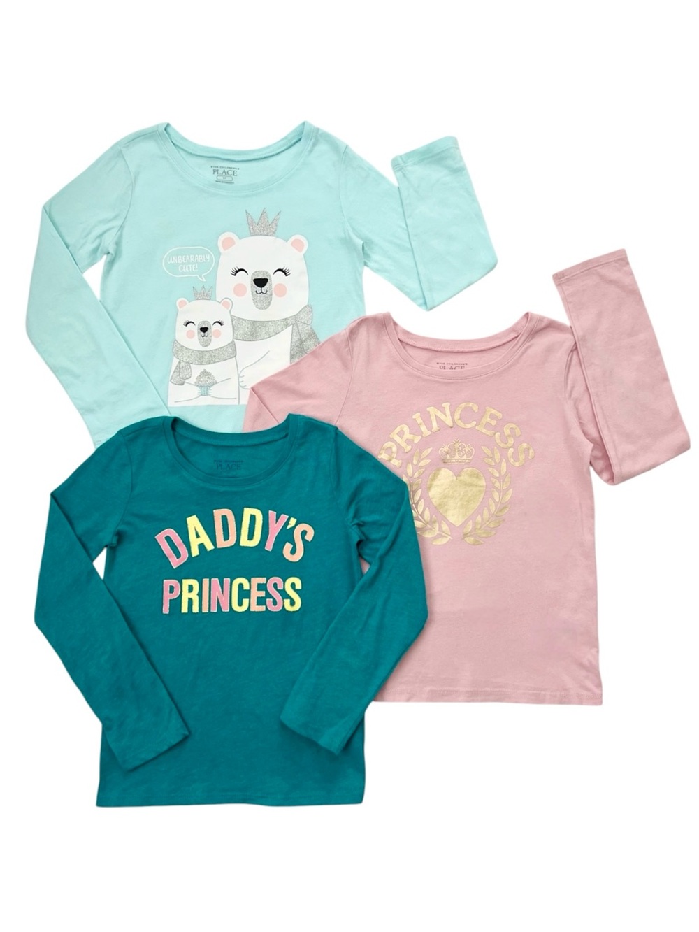 3 The Children’s Place long sleeve tees